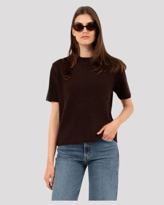 ANNA V BERG Jules Sweater espresso