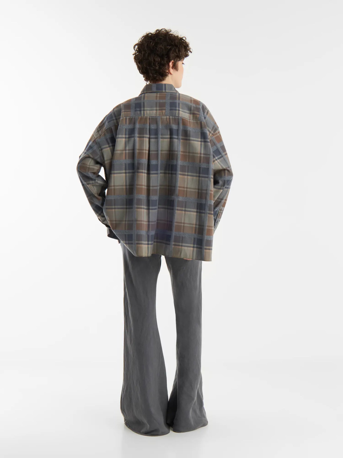SoSUE Bluse Boxy olive Check