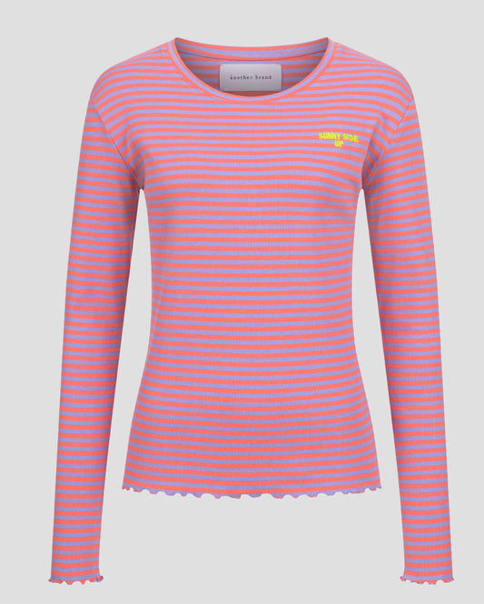 another brand Rib Longsleeve Sunny violet