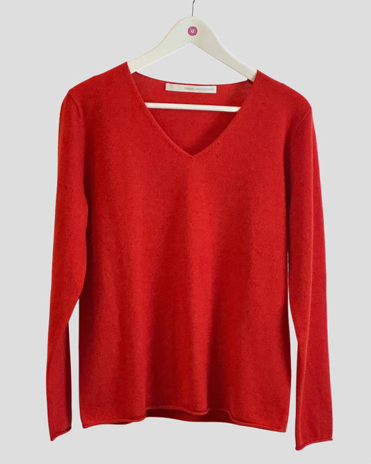 HERZEN‘S ANGELEGENHEIT Pullover ruby
