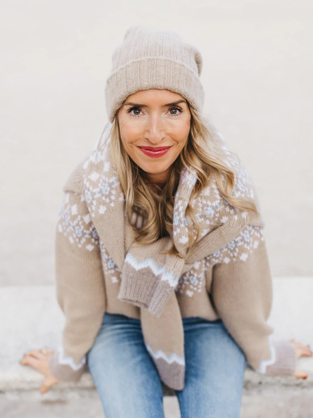 ANNA V BERG LAURA FAIR Sweater Toast