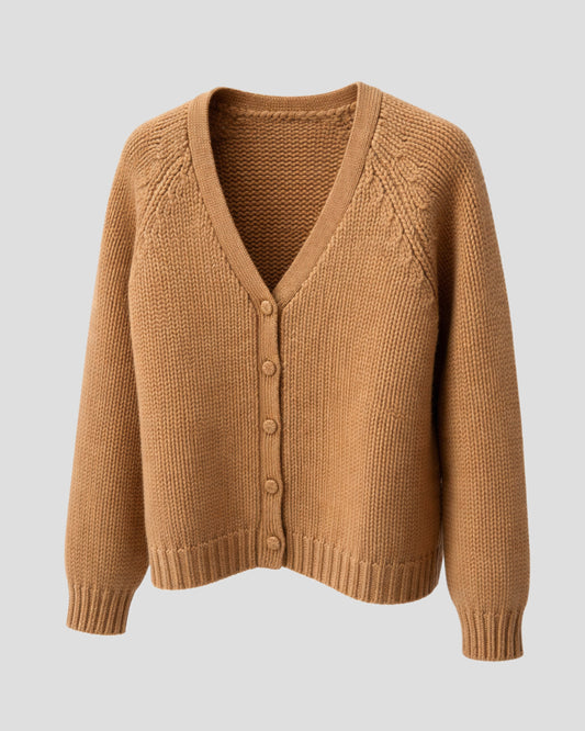 warm me Cardigan Luna mocca
