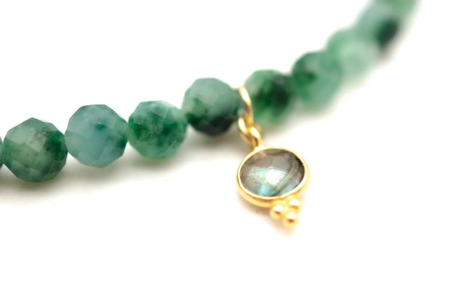 SCHMÜCKSTÜCK Mala Single Green Glamour