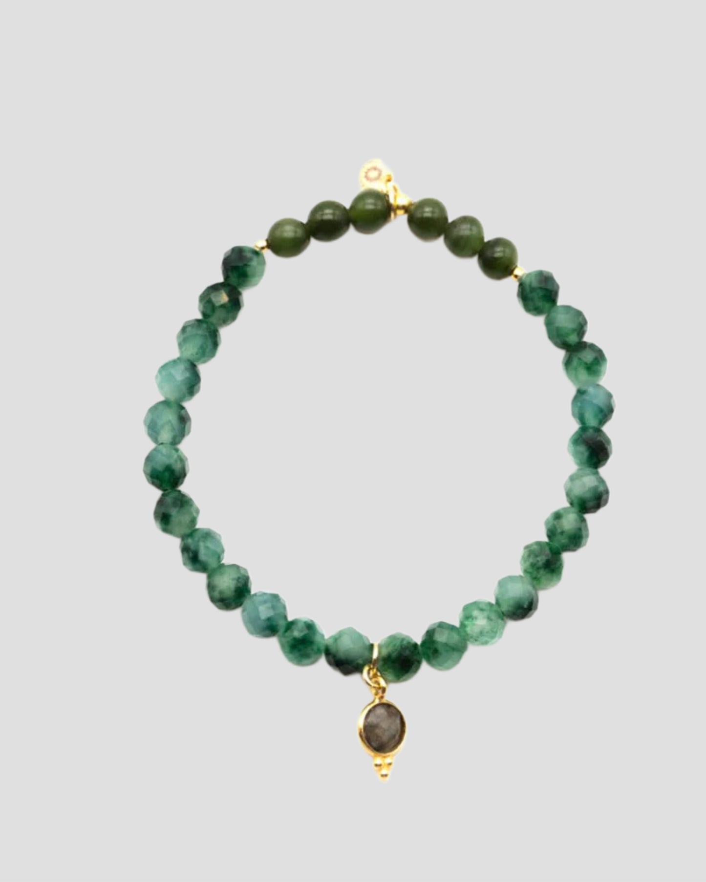 SCHMÜCKSTÜCK Mala Single Green Glamour