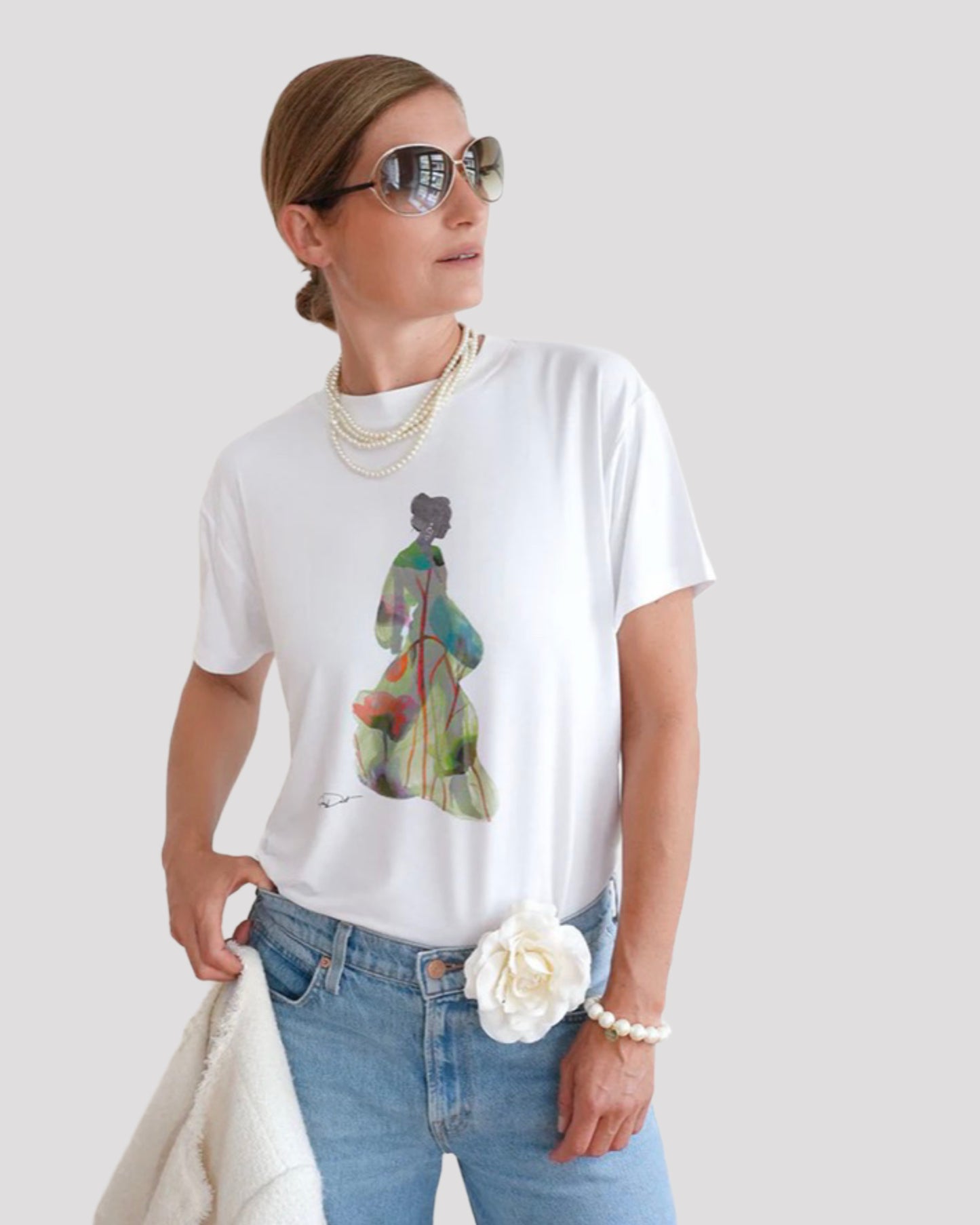 RAILIN T-Shirt FLORAL ELEGANCE