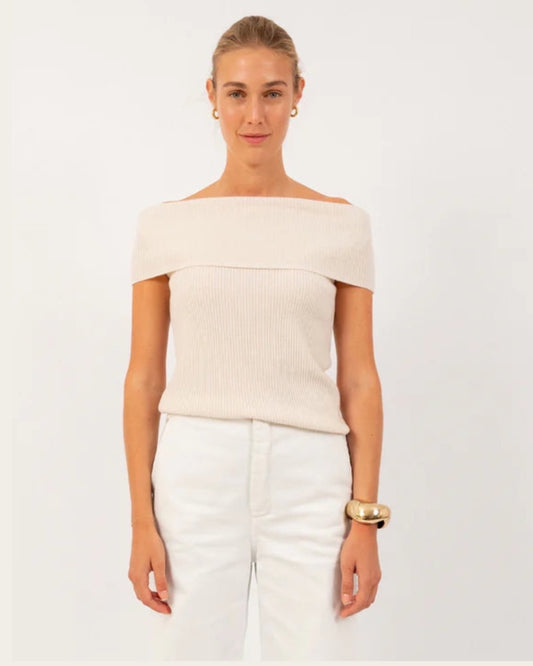 Anna v Berg THILDA TOP vanilla
