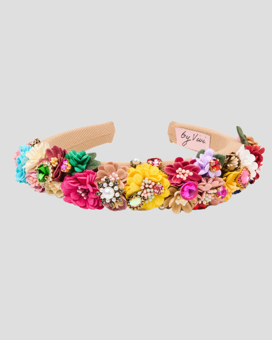 byvivi Haarreif Blumen toffee